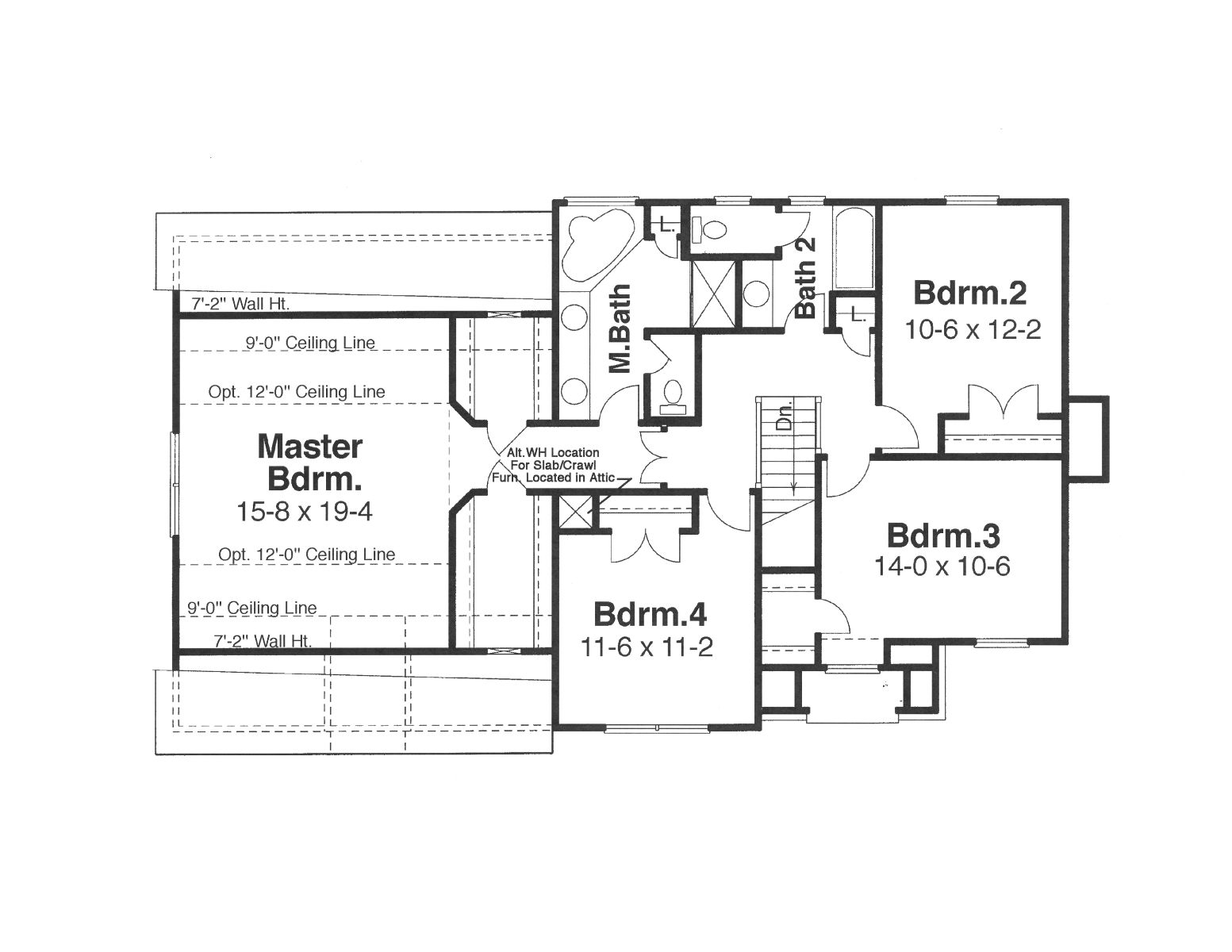 Second Floor image of OAKMONT House Plan